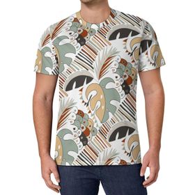 AILLOSA All Over Print YH-587 Kısa Kollu Baskılı Unisex T-shirt