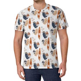 AILLOSA All Over Print YH-588 Kısa Kollu Baskılı Unisex T-shirt