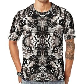 AILLOSA All Over Print YH-591 Kısa Kollu Baskılı Unisex T-shirt