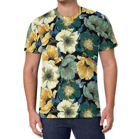 AILLOSA All Over Print YH-595 Kısa Kollu Baskılı Unisex T-shirt