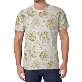 AILLOSA All Over Print YH-598 Kısa Kollu Baskılı Unisex T-shirt