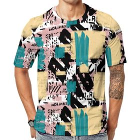AILLOSA All Over Print YH-601 Kısa Kollu Baskılı Unisex T-shirt