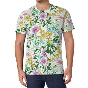 AILLOSA All Over Print YH-606 Kısa Kollu Baskılı Unisex T-shirt