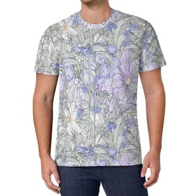 AILLOSA All Over Print YH-607 Kısa Kollu Baskılı Unisex T-shirt