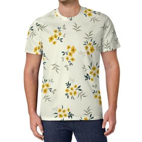 AILLOSA All Over Print YH-61 Kısa Kollu Baskılı Unisex T-shirt