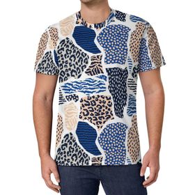 AILLOSA All Over Print YH-610 Kısa Kollu Baskılı Unisex T-shirt