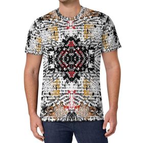 AILLOSA All Over Print YH-613 Kısa Kollu Baskılı Unisex T-shirt