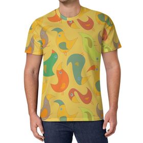 AILLOSA All Over Print YH-614 Kısa Kollu Baskılı Unisex T-shirt
