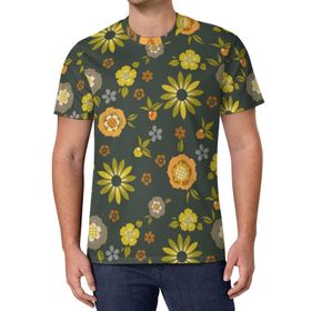 AILLOSA All Over Print YH-617 Kısa Kollu Baskılı Unisex T-shirt