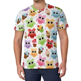 AILLOSA All Over Print YH-618 Kısa Kollu Baskılı Unisex T-shirt