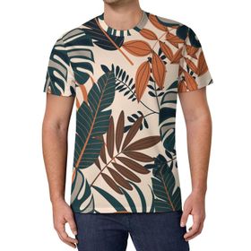 AILLOSA All Over Print YH-62 Kısa Kollu Baskılı Unisex T-shirt