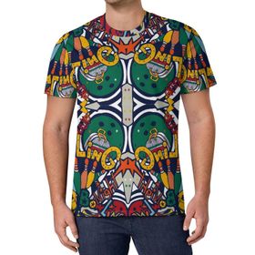 AILLOSA All Over Print YH-622 Kısa Kollu Baskılı Unisex T-shirt