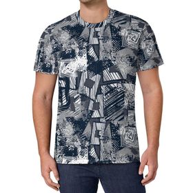 AILLOSA All Over Print YH-623 Kısa Kollu Baskılı Unisex T-shirt