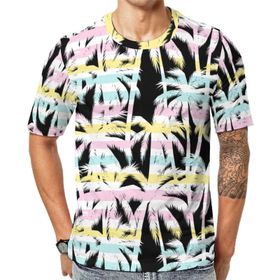 AILLOSA All Over Print YH-627 Kısa Kollu Baskılı Unisex T-shirt