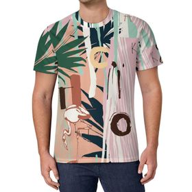 AILLOSA All Over Print YH-63 Kısa Kollu Baskılı Unisex T-shirt