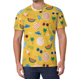 AILLOSA All Over Print YH-632 Kısa Kollu Baskılı Unisex T-shirt