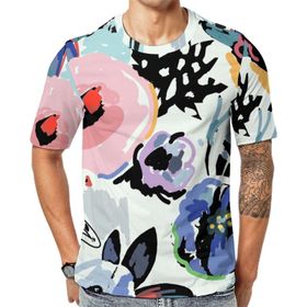 AILLOSA All Over Print YH-637 Kısa Kollu Baskılı Unisex T-shirt