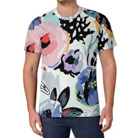 AILLOSA All Over Print YH-637 Kısa Kollu Baskılı Unisex T-shirt