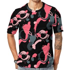 AILLOSA All Over Print YH-642 Kısa Kollu Baskılı Unisex T-shirt