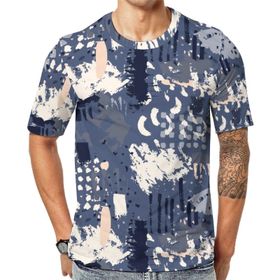 AILLOSA All Over Print YH-647 Kısa Kollu Baskılı Unisex T-shirt