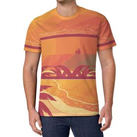 AILLOSA All Over Print YH-648 Kısa Kollu Baskılı Unisex T-shirt