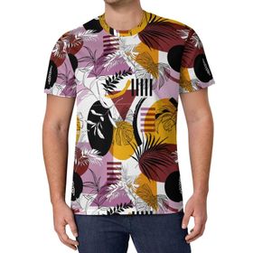 AILLOSA All Over Print YH-649 Kısa Kollu Baskılı Unisex T-shirt