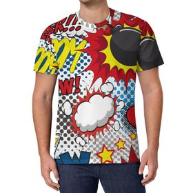 AILLOSA All Over Print YH-652 Kısa Kollu Baskılı Unisex T-shirt