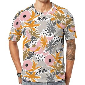 AILLOSA All Over Print YH-661 Kısa Kollu Baskılı Unisex T-shirt