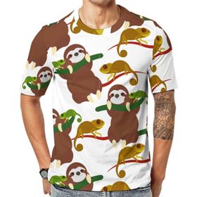 AILLOSA All Over Print YH-665 Kısa Kollu Baskılı Unisex T-shirt