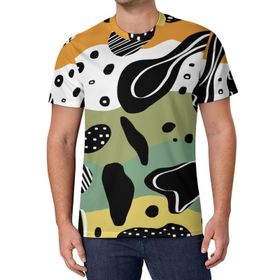 AILLOSA All Over Print YH-669 Kısa Kollu Baskılı Unisex T-shirt