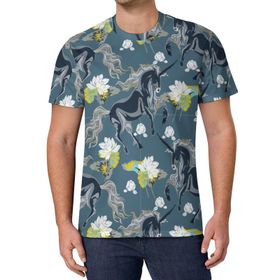 AILLOSA All Over Print YH-670 Kısa Kollu Baskılı Unisex T-shirt