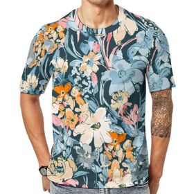AILLOSA All Over Print YH-671 Kısa Kollu Baskılı Unisex T-shirt
