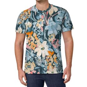 AILLOSA All Over Print YH-671 Kısa Kollu Baskılı Unisex T-shirt