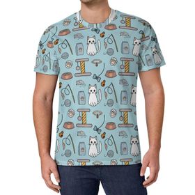 AILLOSA All Over Print YH-672 Kısa Kollu Baskılı Unisex T-shirt