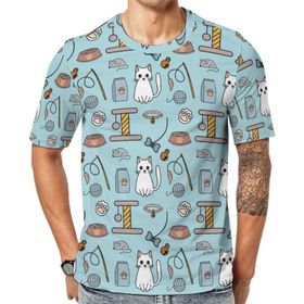 AILLOSA All Over Print YH-672 Kısa Kollu Baskılı Unisex T-shirt