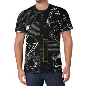 AILLOSA All Over Print YH-676 Kısa Kollu Baskılı Unisex T-shirt