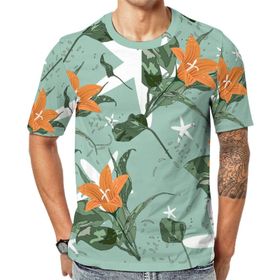 AILLOSA All Over Print YH-678 Kısa Kollu Baskılı Unisex T-shirt