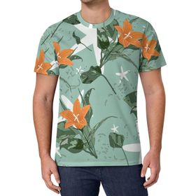 AILLOSA All Over Print YH-678 Kısa Kollu Baskılı Unisex T-shirt