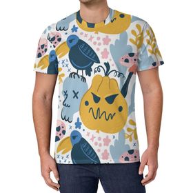 AILLOSA All Over Print YH-680 Kısa Kollu Baskılı Unisex T-shirt