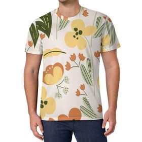 AILLOSA All Over Print YH-682 Kısa Kollu Baskılı Unisex T-shirt