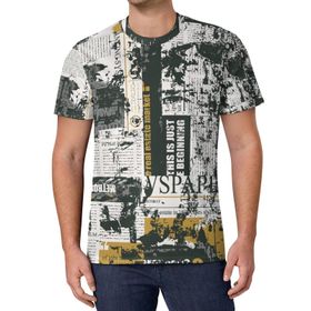 AILLOSA All Over Print YH-684 Kısa Kollu Baskılı Unisex T-shirt