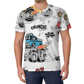 AILLOSA All Over Print YH-685 Kısa Kollu Baskılı Unisex T-shirt