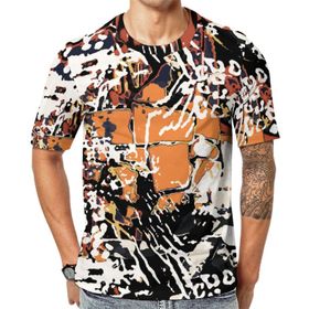 AILLOSA All Over Print YH-687 Kısa Kollu Baskılı Unisex T-shirt