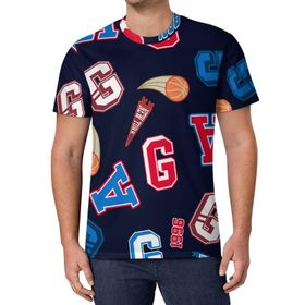 AILLOSA All Over Print YH-693 Kısa Kollu Baskılı Unisex T-shirt