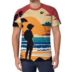AILLOSA All Over Print YH-696 Kısa Kollu Baskılı Unisex T-shirt