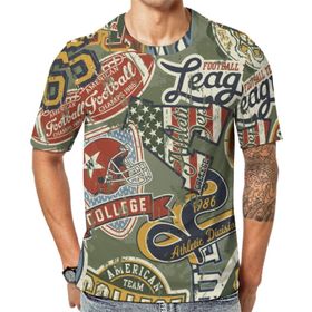 AILLOSA All Over Print YH-697 Kısa Kollu Baskılı Unisex T-shirt