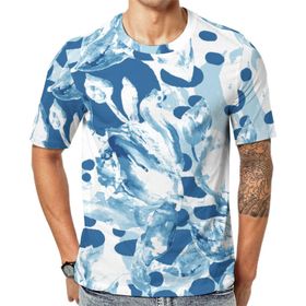 AILLOSA All Over Print YH-74 Kısa Kollu Baskılı Unisex T-shirt