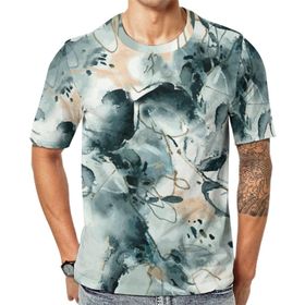 AILLOSA All Over Print YH-77 Kısa Kollu Baskılı Unisex T-shirt