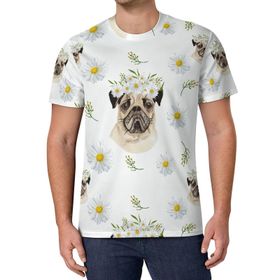 AILLOSA All Over Print YH-80 Kısa Kollu Baskılı Unisex T-shirt
