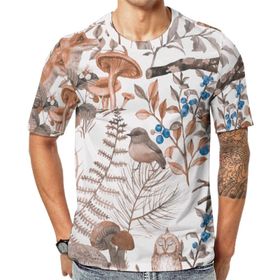 AILLOSA All Over Print YH-81 Kısa Kollu Baskılı Unisex T-shirt